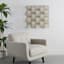Found & Fable Metal and Linen Wall Decor, 30x30