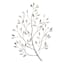 Honeybloom Metal Botanical Leaves Wall Decor, 28x40