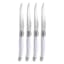 Farberware 4-Piece White Laguiole Steak Knife Set