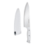 Farberware Edgekeeper White Triple Revited Chef Knife, 8"