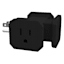 Stanley 3-Outlet Black Triangle Tap