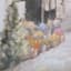Street Scene Canvas Wall Art, 12x16