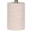 Honeybloom Cream Floral Ceramic Mini Table Lamp with Shade, 12"