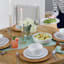 Providence White Beaded Dinner Plate