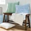 Providence White Timeless Embroidered Throw Pillow, 14x20