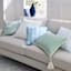Providence Green Woven Throw Pillow with Rope Border & Tassel, 14x20