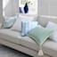 Providence Solid White Throw Pillow with Flange, 18"