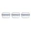 6-Piece Square Glass Food Storage Set with Locking Lids