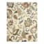 (D463) Casey Ivory Floral Patterned Area Rug, 8x10