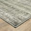 (D476) Addison Blue Abstract Contemporary Runner, 2x5