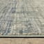 (D476) Addison Blue Abstract Contemporary Runner, 2x5
