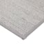 Solid Grey Textured Washable Kitchen Mat, 21x34