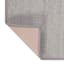 Solid Grey Textured Washable Kitchen Mat, 21x34
