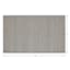 Solid Grey Textured Washable Kitchen Mat, 21x34