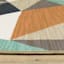 (D545) Mint Julep Geo Runner, 2x5