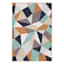 (D545) Mint Julep Geo Area Rug, 5x7