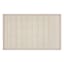 Natural Striped Puff-Back Washable Kitchen Mat, 21x34