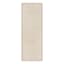 Natural Striped Puff-Back Washable Kitchen Runner, 2x5