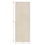 Natural Striped Puff-Back Washable Kitchen Runner, 2x5