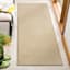 (E457) Ruby Natural Flatweave Outdoor Runner, 2x7