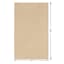 (E457) Ruby Natural Flatweave Outdoor Accent Rug, 3x5