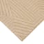 (E457) Ruby Natural Flatweave Outdoor Area Rug, 8x10