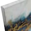 Teal & Gold Canvas Wall Art, 60x30