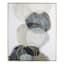 Crosby St. Framed Foiled Abstract Canvas Wall Art, 41x49