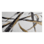 Crosby St. Embellished Black & White Abstract Canvas Wall Art, 25x50