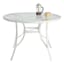 Woodhill Round Patio Dining Table, White