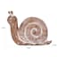Honeybloom Rustic Snail Outdoor Garden Statue, 10"