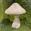Honeybloom Rustic Mushroom Outdoor Garden Statue, 8"