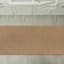 Solid Natural Textured Puffback Washable Kitchen Runner, 2x5