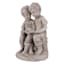 Boy & Girl Outdoor Garden Statue, 16"