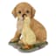 Dog & Duck Outdoor Garden Statue, 10"