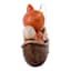 Fox Fishing Outdoor Garden Statue, 11"