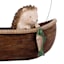 Fox Fishing Outdoor Garden Statue, 11"