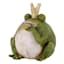 Frog Crown Outdoor Garden Statue, 6"