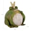 Frog Crown Outdoor Garden Statue, 6"