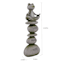 Frog Meditating Outdoor Garden Statue, 13"