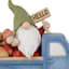 Truck with Gnome Outdoor Garden Statue, 8"