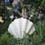 Ty Pennington Scallop Sandstone Outdoor LED Garden Statue, 10"