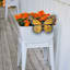 Orange Metal Outdoor Butterfly Hanger, 11"