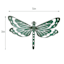 Honeybloom Dragonfly Green Pot Outdoor Hanger, 5"