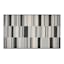Crosby St. Charcoal Grey & Ivory Striped Reversible Doormat, 2x3