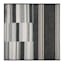 Crosby St. Charcoal Grey & Ivory Striped Reversible Doormat, 2x3