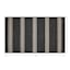 Crosby St. Charcoal Grey & Ivory Striped Reversible Doormat, 2x3