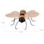 Honeybloom Honey Bee Decorative Planter Hanger, 3"