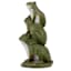 Honeybloom Stacked Frogs Outdoor Garden Statue, 11"