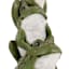 Honeybloom Stacked Frogs Outdoor Garden Statue, 11"